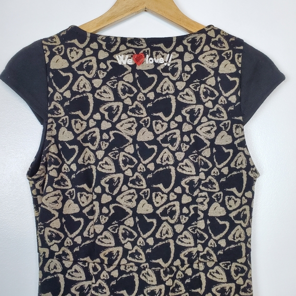 Desigual heart pattern dress LIKE NEW - Picture 2 of 5